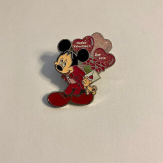 WDW Vlantines Day 2010 Collectors Set Mickey Mouse Present Disney Pin LE500 (B6)