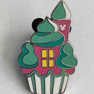 Wave B 2025 Hidden Mickey Walt Disney World WDW Cinderella Castle Cupcake Pin F4