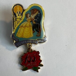 100 Years Of Magic Beauty And The Beast Bell Dangle LE Dangle Disney Pin (C1)
