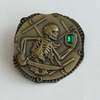 2007 Disney Pirates of the Caribbean Jeweled Coin Trading Disney Pin G7