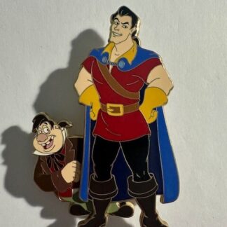 2019 Disney D23 Expo WDI Mickey's Villains & Sidekicks Gaston & LeFou Pin (C9)
