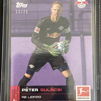 2020-21 Topps Bundesliga Stars of the Season - Peter Gulacsi Purple /25 SP