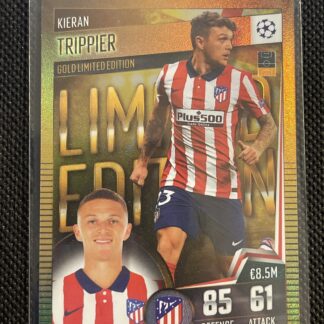 2020-21 Topps Match Attax 101 Gold Limited Edition #2 Kieran Trippier - Atletico