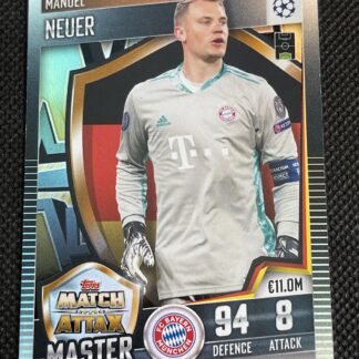 2020-21 Topps Match Attax 101 Master #206 Manuel Neuer - Bayern