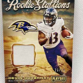 2020 Playoff Football Rookie Stallions Prime Patch Devin Duvernay #RS-33 26/50