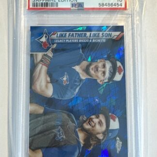 2020 Topps Chrome Sapphire Edition #61 Biggio Bichette PSA 10 GEM MINT