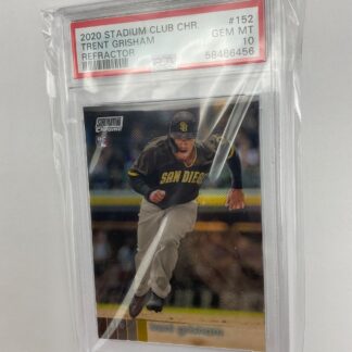 2020 Topps Stadium Club Chrome Refractor Trent Grisham #152 PSA 10 GEM MT