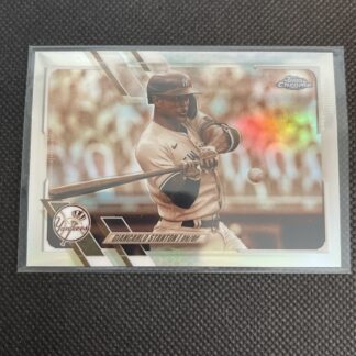 2021 Chrome Refractor Sepia #54 Giancarlo Stanton Yankees