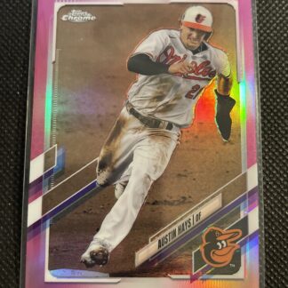 2021 Topps Chrome Base #143 Austin Hays Pink Refractor  - Baltimore Orioles