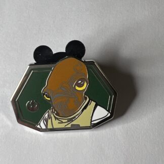 2023 Disney Parks Star Wars Heroes Admiral Ackbar Completer Hidden Mickey Pin C3