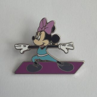 2024 Disney Parks Minnie Mouse Exercise Yoga Mat Pin F0