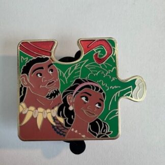 2024 Disney Parks Moana Mystery Puzzle Pin Chief Tui & Sina  LE 650 (D9)