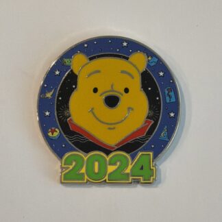 2024 Disney Parks Walt Disney World Dated Mystery Year Pin Winnie The Pooh H1