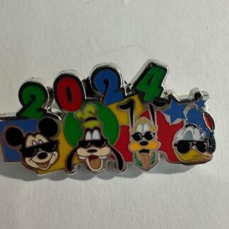 2024 mickey goofy donald pluto sunglasses Mickey and Friends Disney Pin D8