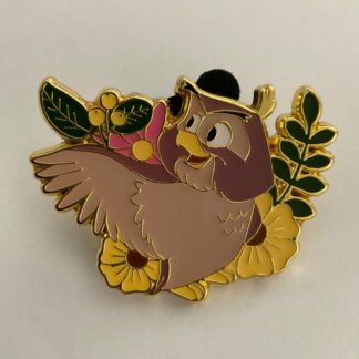 2025 Disney Loungefly Floral Princess Sidekicks Pin Owl Sleeping Beauty F5