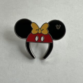 2025 Walt Disney World Hidden Mickey Minnie Mouse Ear Headband Pin C5