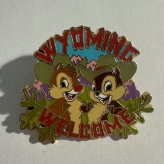 Adventures By Disney ABD Quest for the West Wyoming Welcome Chip & Dale Pin (B4)