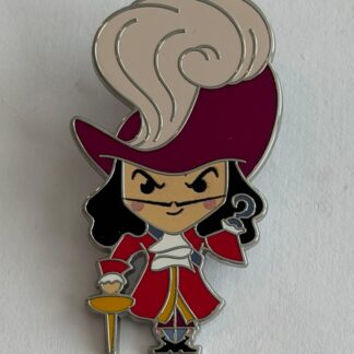 After Dark LR Pin Captain Hook Tiny Kingdom Villains Mystery 2024 Disney Pin F2