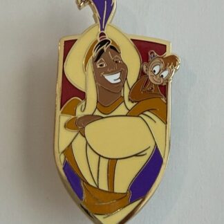Aladdin and Abu Prince Shield Mystery PInk A La Mode 2025 PALM LE Disney Pin H6