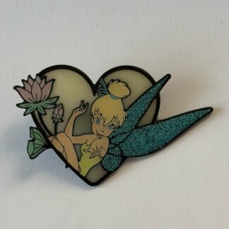BioWorld Reclining Legs Crossed Poses of Tink Stained Glass 2026 Disney Pin H9