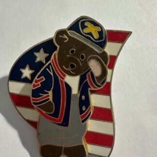 Boyd's Bear Country Civil War Bear Pin Gettysburg American Flag (E8)