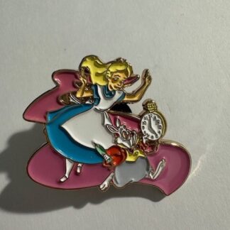 Bradford Exchange Alice In Wonderland White Rabbit Disney Pin (E1)
