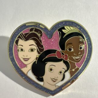 CHASER Belle Snow White Tiana Disney Princess & Prince Heart Mystery Box Pin B5