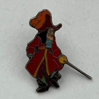 Captain Hook With Hook On Right Arm Sword Peter Pan Disney Pin (B7)