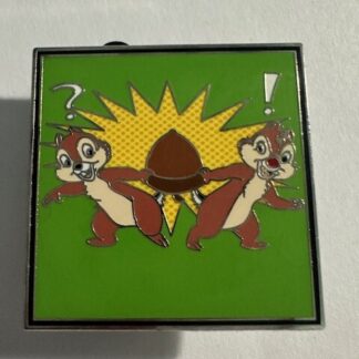 Chip And Dale Comic Strip Booster Corn Nut Disney Pin E0