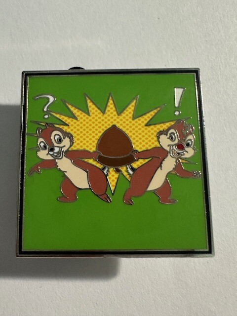 Chip And Dale Comic Strip Booster Corn Nut Disney Pin E0