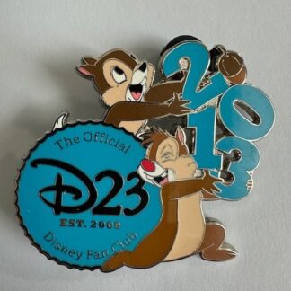 D23 - 2013 Early Renewal Pin - Chip and Dale Disney Pin B7