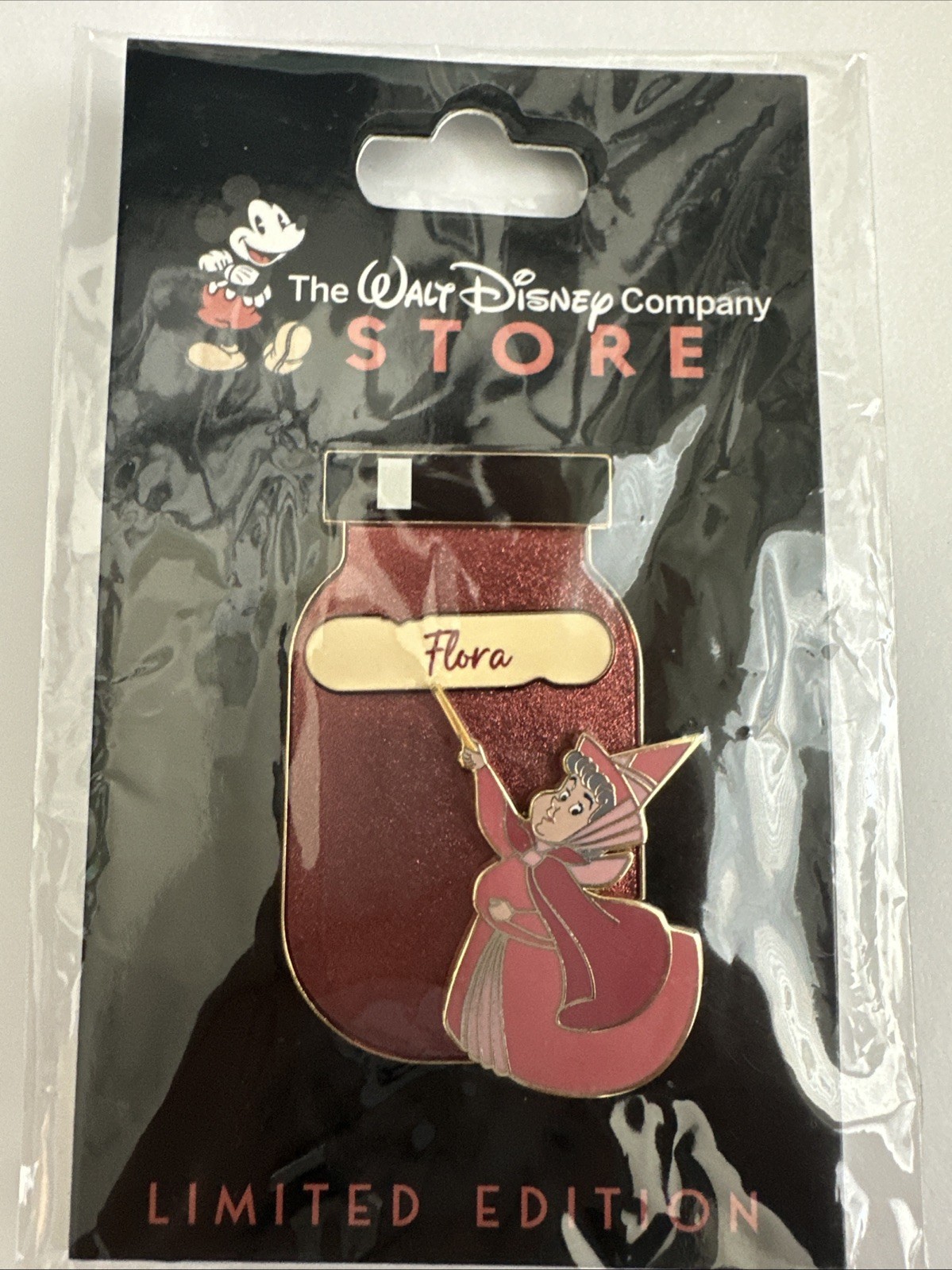 D23 Expo THE COLOR SHADES OF MAGIC Pink PIN FLORA LE 400 Sleeping Beauty Fairy