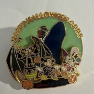 DCL Happy Halloween 2005 Mickey Minnie Goofy Disney Pin (F0)