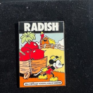 DISNEY AUCTIONS MICKEY MOUSE IN THE GARDEN RADISH PIN#12789 LE 100 (B)