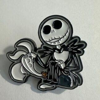 DISNEY MONOGRAM NIGHTMARE BEFORE CHRISTMAS JACK AND ZERO PIN (E1)