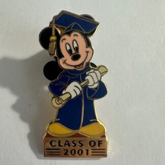 DL - Class of 2001 - Mickey Mouse - Graduation Disney Pin (A0)