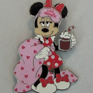 DLP Minnie Mouse Waking Up Sleepy Looking Mug of Hot Chocolate 24 Disney Pin H7