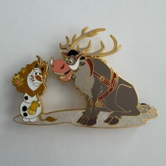 DLP Olaf and Sven Dressed as Mufasa and Pumbaa Carnaval 2024 Disney Pin F8