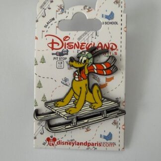 DLP - Pluto - Riding on a Sledge 2025 Ski Paris Disney Pin B