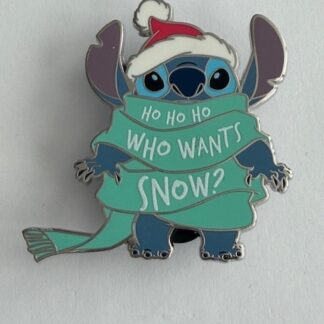 DLP - Stitch - Christmas - Ho Ho Ho Who Wants Snow 2023 Disney Pin F8