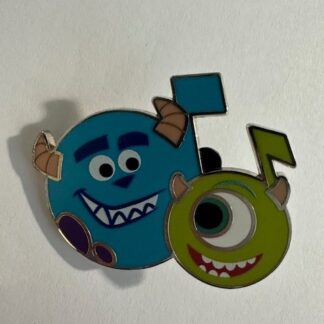 DLP Sulley and Mike Pixar Friends Together Music Notes 2024 Disney Pin F2