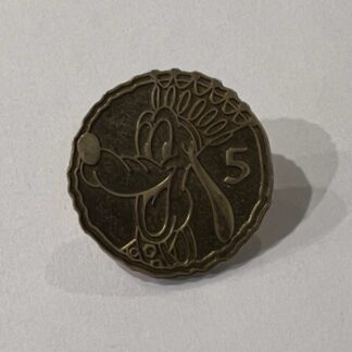 DLR 2006 Disneyland Resort Hotel Lanyard Gold Coin 5 Pluto Disney Pin (A1)