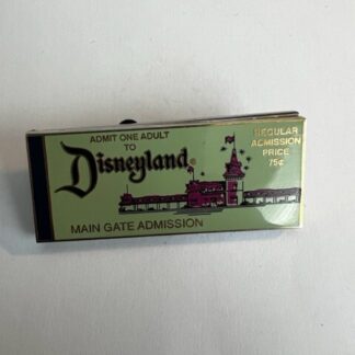 DLR Cast Exclusive Disneyland Ticket & Coupon Hinged Adult LE Disney Pin (C1)