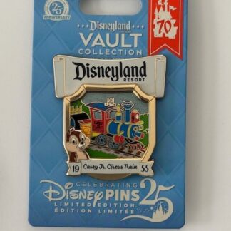 DLR Chip Casey Jr Circus Train Opening Day Attraction Vault 2025 Disney Pin B