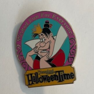 DLR Halloweentime Annual Passholder Villains Queen Of Hearts Disney Pin LE (B9)