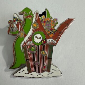 DLR Haunted Mansion Holiday 2017 Gingerbread Display Oogie Boogie Disney Pin A2