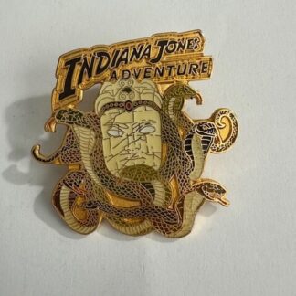 DLR Indiana Jones Adventure Gold Mara Snakes Disney Pin (B0)