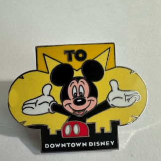 DLR - Mountain to Mountain - Downtown Disney Mickey 2001 Disney Pin D8