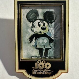 DLR - One Hundred Mickeys Pin Series MM 083 Waiting in Gray 2002 Disney Pin E7