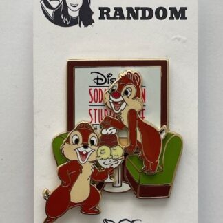 DSF Chip And Dale Booth Ice Cream Sundae LE 300 Disney Pin (B)